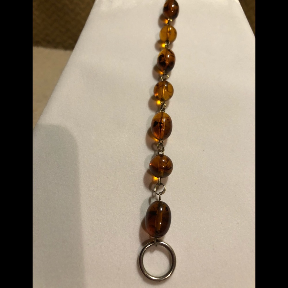 Amber colored bracelet